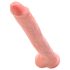 King Cock - dildo realístico com escroto - 35cm - cor natural