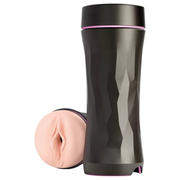 mystim Opus E Vagina - masturbador masculino elétrico - cor natural/preto