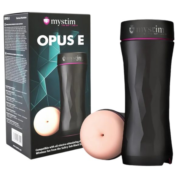 mystim Opus E Anus - eletro-masturbador anal (nude/preto)