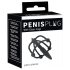 Penisplug - gaiola peniana com dilatador - silicone preto