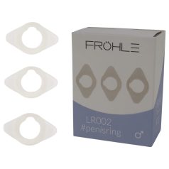 Fröhle - anel peniano médico - kit com 3 unidades - 2,1cm