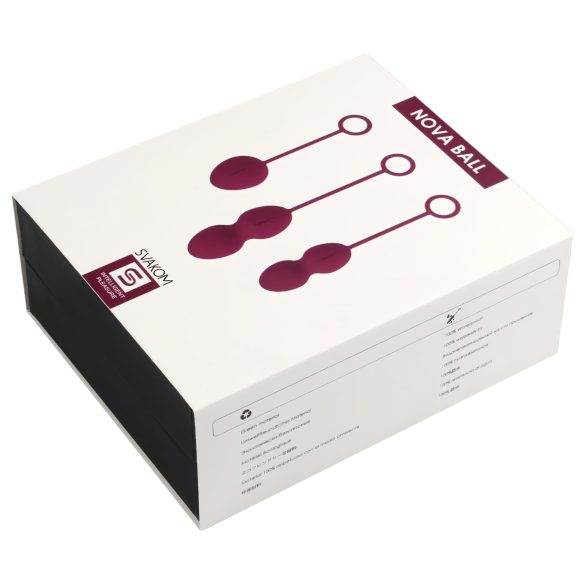 Svakom Nova - conjunto de 3 bolas ben wa - roxo