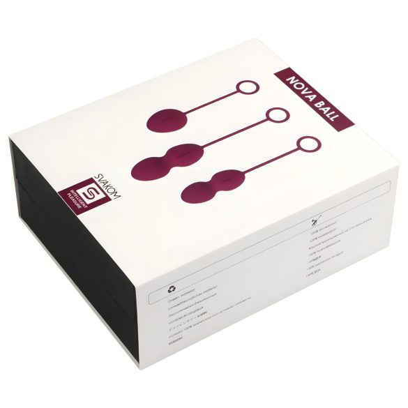 Svakom Nova - conjunto de 3 bolas ben wa - roxo