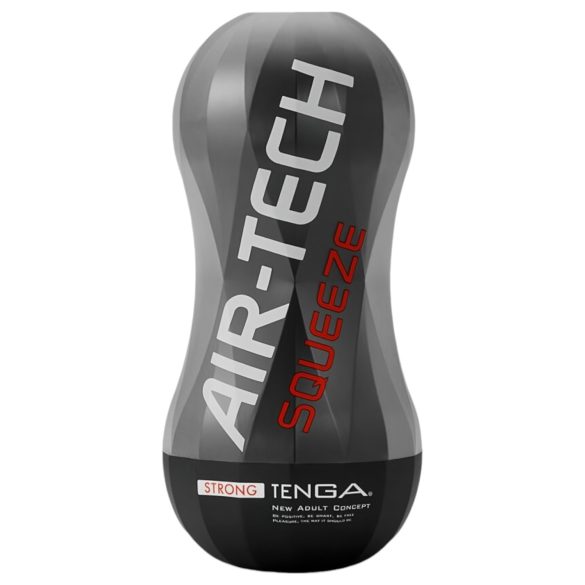 TENGA Air-Tech Squeeze Strong - masturbador masculino com sucção - preto