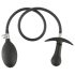 You2Toys - plug anal inflável com bolas - silicone preto