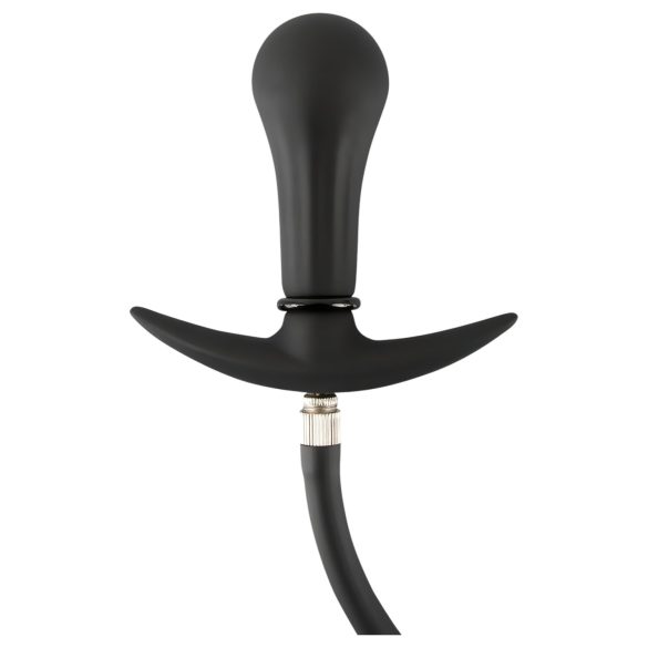 You2Toys - plug anal inflável com bolas - silicone preto