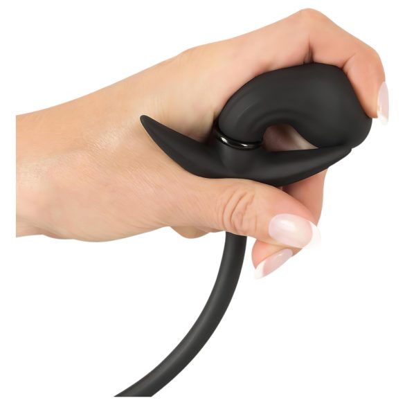You2Toys - plug anal inflável com bolas - silicone preto
