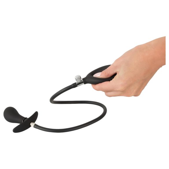 You2Toys - plug anal inflável - silicone preto