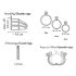 You2Toys - Gaiola de castidade peniana - metal, com cadeado