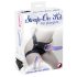 You2Toys - strap-on com dildo duplo - conjunto de dildos ajustável