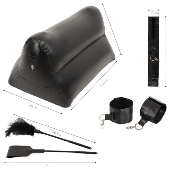 You2Toys - almofada inflável para sexo - kit - preto