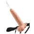 Fetish - strap-on com dildo ejaculador 19cm - cor pele
