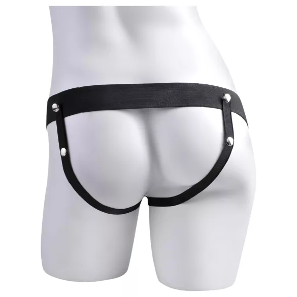 Fetish - strap-on com dildo ejaculador 19cm - cor pele