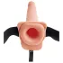 Pipedream Fetish Strap-On 9 - cinto com dildo oco ejaculador (cor natural)