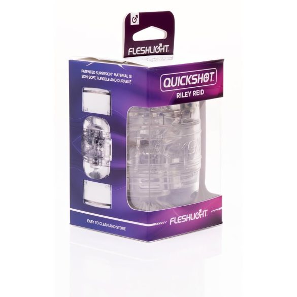Fleshlight Quickshot Riley Reid - masturbador de viagem