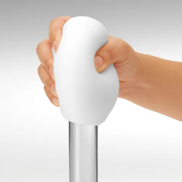TENGA GEO - masturbador masculino texturizado - silicone branco (Glacier)