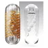 TENGA Spinner Beads - masturbador masculino - textura interna - transparente