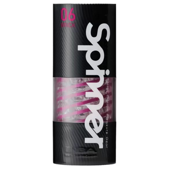 TENGA - masturbador masculino rotativo - transparente