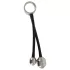 You2Toys - anel peniano com peso anal - silicone preto