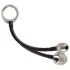You2Toys - anel peniano com peso anal - silicone preto