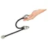 You2Toys - anel peniano com peso anal - silicone preto