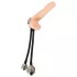 You2Toys - anel peniano com peso anal - silicone preto
