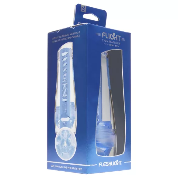 Fleshlight Flight Commander - masturbador masculino sucção - azul