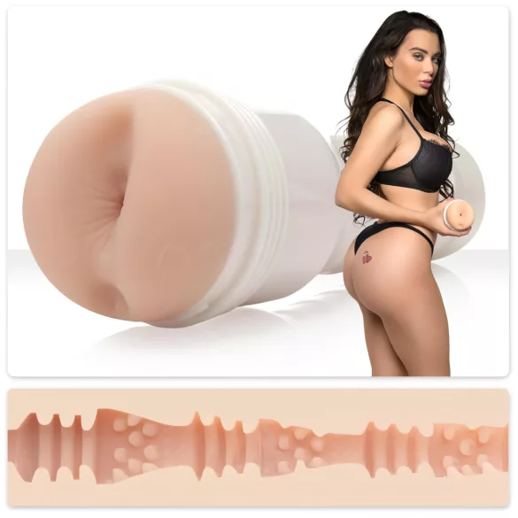 Fleshlight Lana Rhoades Karma - anús artificial realista (cor natural)