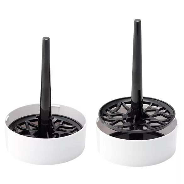 TENGA Aero - masturbador boca sucção forte - silicone branco-prata