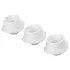 Womanizer L - conjunto de bicos de sucção - branco (3 unid) - grande