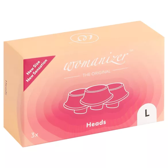 Womanizer L - conjunto de bicos de sucção - branco (3 unid) - grande