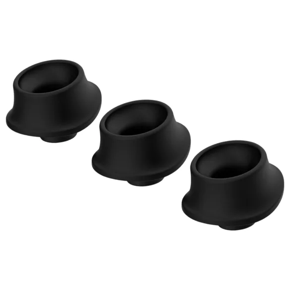 Womanizer L - conjunto de bicos de sucção - preto - grande (3 unid)