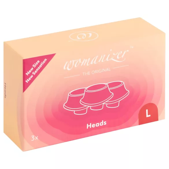 Womanizer - conjunto de ventosas de reposição - grande - vermelho (3 unid)