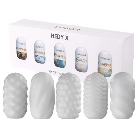 Svakom Hedy X Mixed - ovo masturbador masculino - kit com 5 unidades