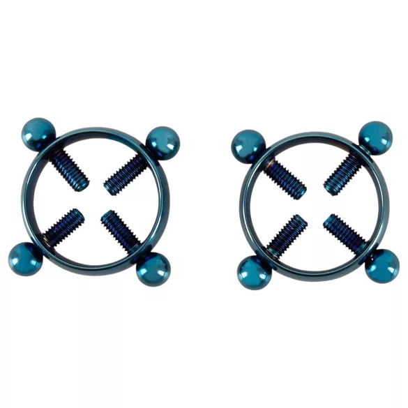 Bad Kitty - piercing de mamilo parafuso - azul