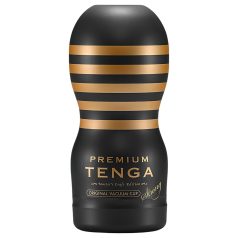 TENGA Premium Strong - masturbador descartável (preto)