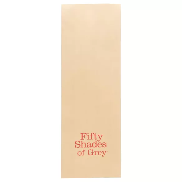 Fifty Shades of Grey - algemas de pulso e tornozelo - couro preto/vermelho