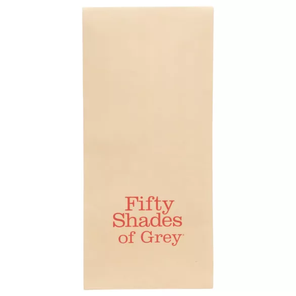 Fifty Shades of Grey - chicote BDSM - couro preto/vermelho