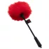 Fifty Shades of Grey - chicote massageador - couro preto/vermelho