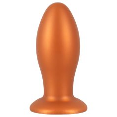 ANOS - plug anal grande - silicone laranja