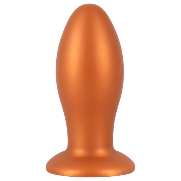 ANOS - plug anal grande - silicone laranja