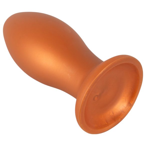 ANOS - plug anal grande - silicone laranja