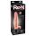 Real Feel Deluxe No.7 - vibrador realístico com escroto - cor natural