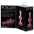 Icicles No. 75 - plug anal de vidro em forma de coração - rosa