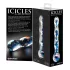 Icicles No. 08 - dildo de vidro duplo ondulado - transparente e azul