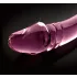Icicles No. 57 - dildo duplo formato pênis - vidro rosa