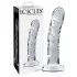 Icicles No. 62 - dildo de vidro com pênis - transparente