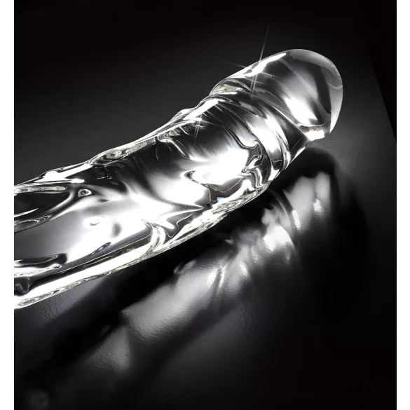 Icicles No. 62 - dildo de vidro com pênis - transparente