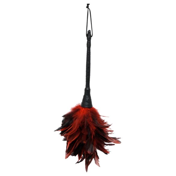 Fetish Fantasy - acessório de plumas para carícias - vermelho