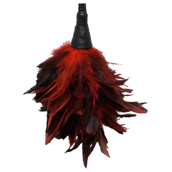 Fetish Fantasy - acessório de plumas para carícias - vermelho
